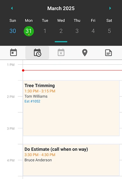 View Scheduled Jobs With A Timeline Calendar