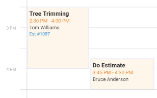 View Time Scheduling Overlap Jobs