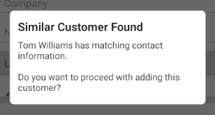 Conflicting Data Checks