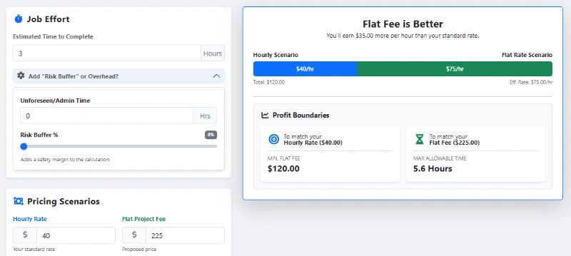 The Pricing Paradox: Hourly vs. Flat Rate (And the New Free Tool That Solves It) Header Image