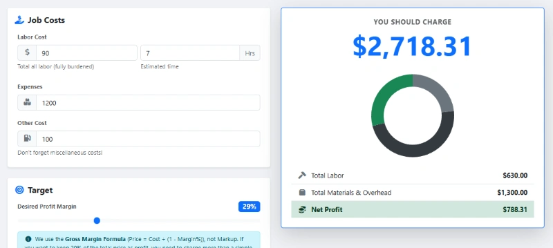Service Price & Profit Margin Calculator: Stop Undercharging Today Header Image