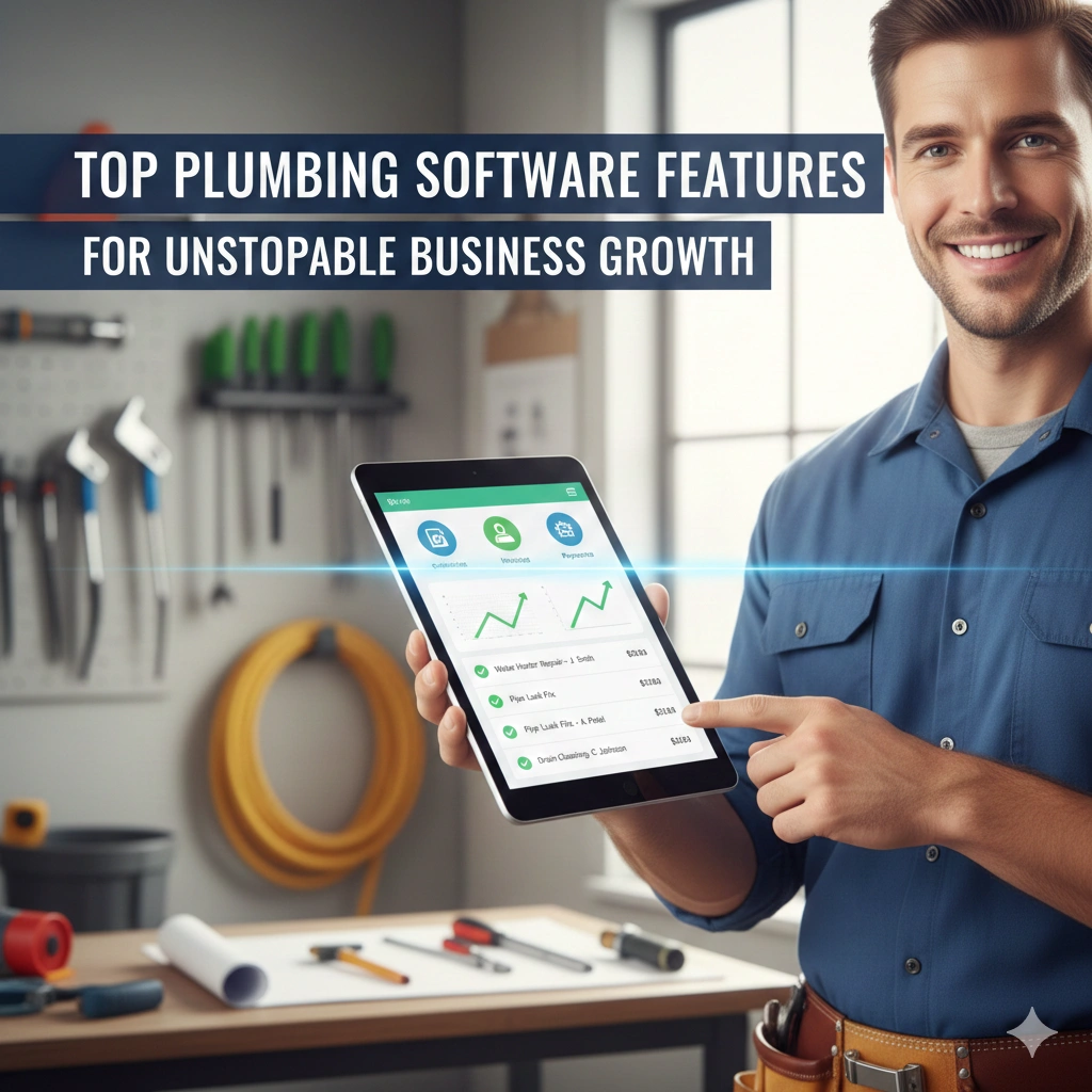 Top Plumbing Service Management Software Features for Growth Header Image